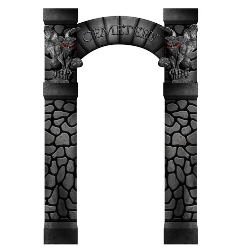 Cemetery entrance halloween - cemetery,