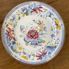 MASONS Ironstone WATER LILY Pattern Decorative 25cm Salad Luncheon Plate