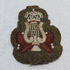 British Army Bandmaster patch khaki Musician insignia