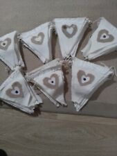 BUNTING VINTAGE WEDDING/PARTY/ BURLAP DECORATED