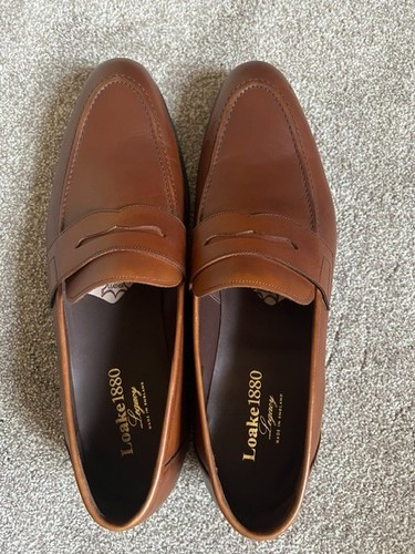 Loake 1880 anson penny loafers - penny,