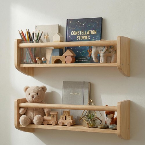 Wall mounted wooden - mounted, nursery