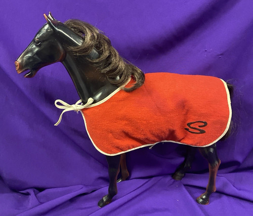 Vintage sindy doll - brown, horse