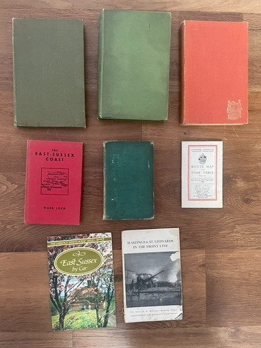 Vintage sussex books guides - sussex, &