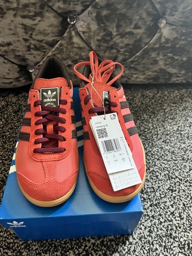 Adidas hamburg red dark - adidas, brown
