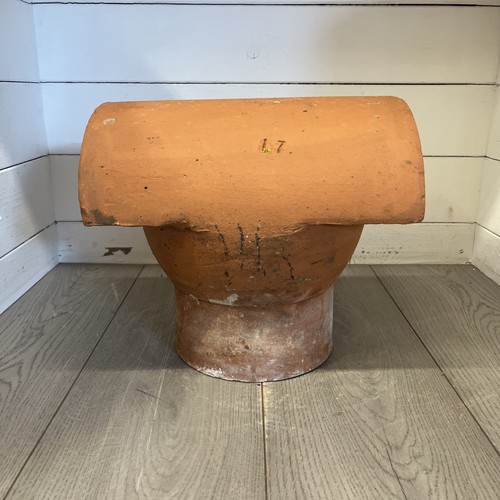 Terracotta chimney pot - chimney,