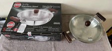 Hawkins - Triply Stainless Steel Deep Fry Pan 2.5 Litre frying pan 24cm 