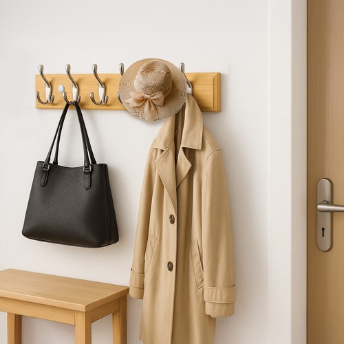 59cm wall mounted coat rack - wall,