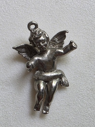 Vintage angel cherub pendant - vintage, angel/cherub