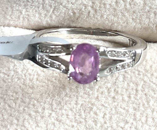 Hot pink sapphire - pink, solitaire