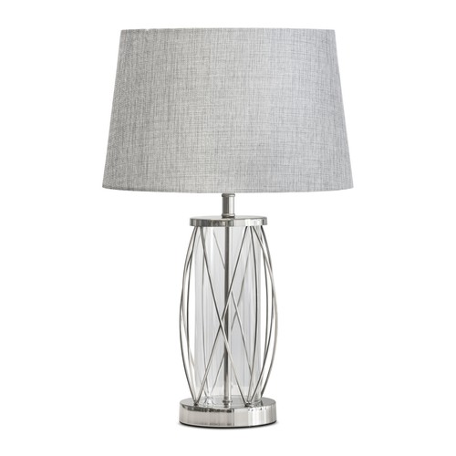 Table lamp ashleigh silver - table,
