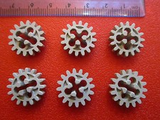 Lego 6 x Light Gray Technic, Gear 16 Tooth - Engine / Gearbox 4019 FREE SHIPPING