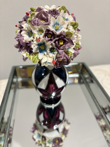 Vintage thorley flower vase - thorley,
