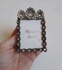 Miniature Ornate Glass Jeweled Photo Frame By Monsoon Home