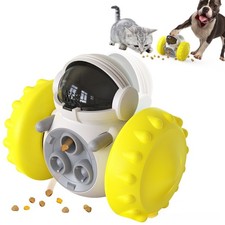 Dog Food Dispenser Wheel Slow Feeder Toys Pet Interactive Treat Toy Puzzle Toys