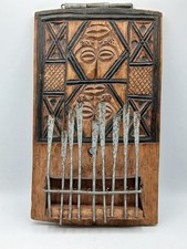 Vintage carved wooden Kalimba