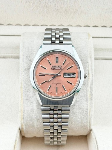 Vintage seiko watch salmon - vintage,