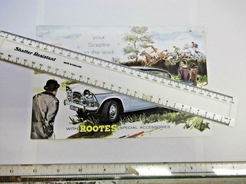 Old car sales leaflet - old, 1960's