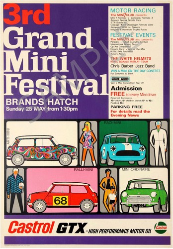 Vintage poster mini - mini, cooper