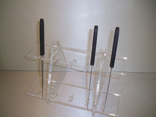Clear acrylic bayonet - clear,