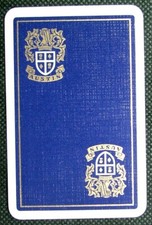 1 x Joker playing card single swap Austin Car Dark blue & Gilded ZJ 610