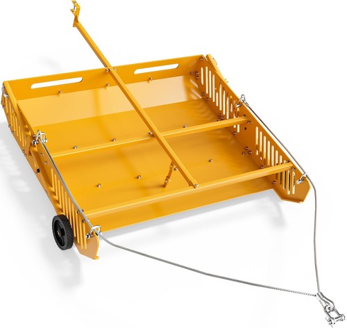 Yellow horse manure scoop - yellow, tow