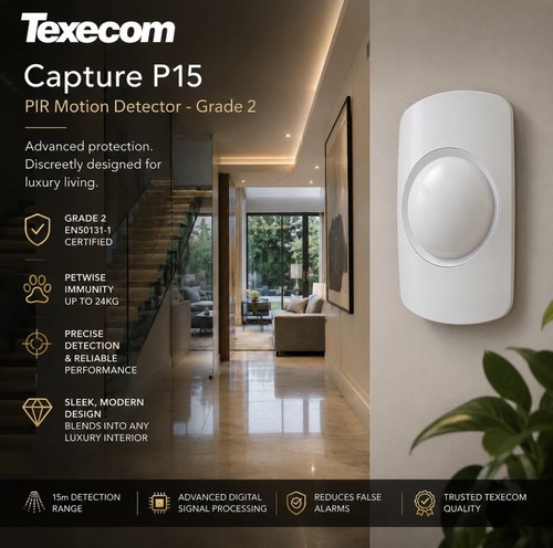 Texecom capture p15 pir motion - pir,