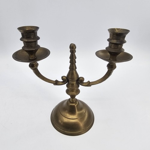 Antique brass candelabra - candelabra, 3