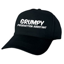 Workplace Fun – GRUMPY PRODUCTION ASSISTANT CAP – Customisable Print – Gift Idea