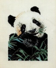 Giant Panda Eating Bamboo Cross Stitch Chart by Pollyanna Pickering