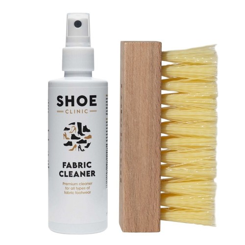 Fabric shoe cleaning kit - shoe, with