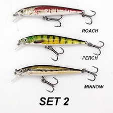 3 x Mini Perch Fishing Lures
