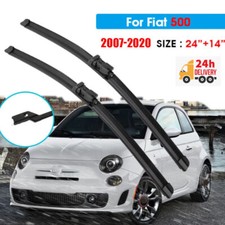 FOR FIAT 500 2007-2020 BRAND NEW FRONT WINDSCREEN WIPER BLADES 24"14"