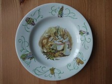 Wedgwood Barlaston Vintage Beatrix Potter Peter Rabbit Plate Excellent Condition