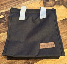 Tasty Food Lunch Bag In Black