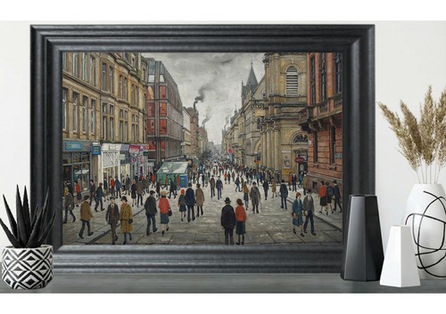 Framed lowry style image - framed,