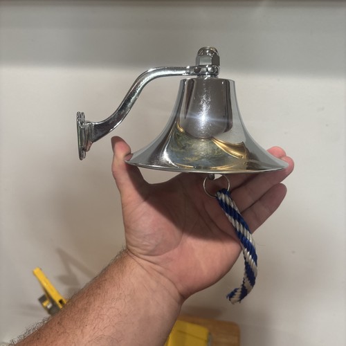 Vintage chromed brass - 6”,