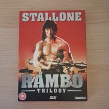 The Rambo Trilogy (Box Set) (DVD) VGC - DISCS MINT - FAST FREE P&P 