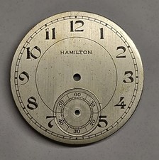 Hamilton pocket watch dial - watch,