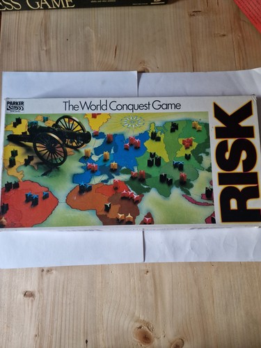 Vintage parker risk the world - vintage,