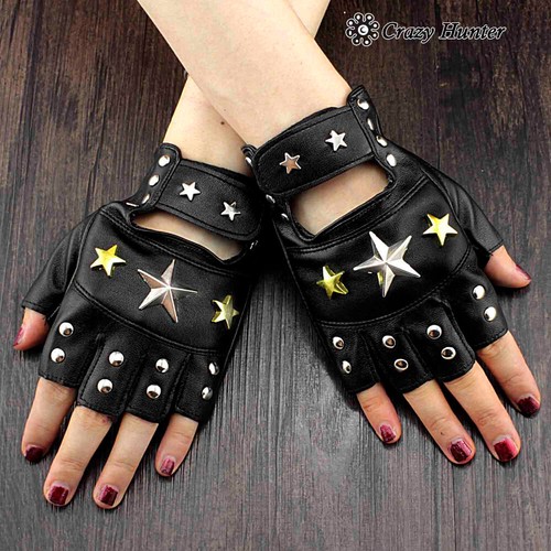 Womens fingerless leather - womens,