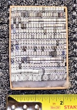 14pt numbers set font metal - set,