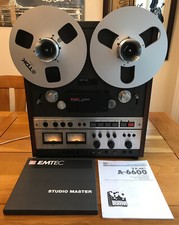 RARE Teac A-6600 Reel-to-Reel Tape Recorder Player with 10.5" Reels - SERVICED