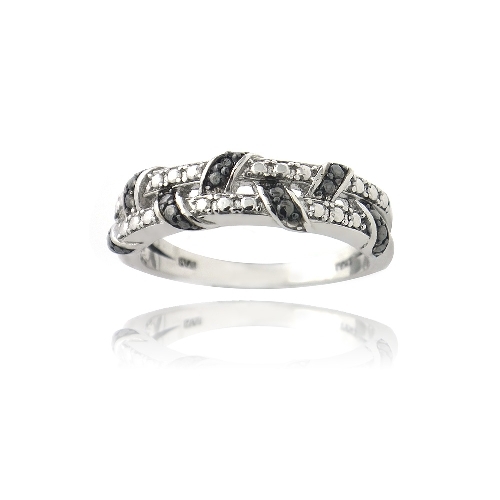 Black diamond accent weave - accent,