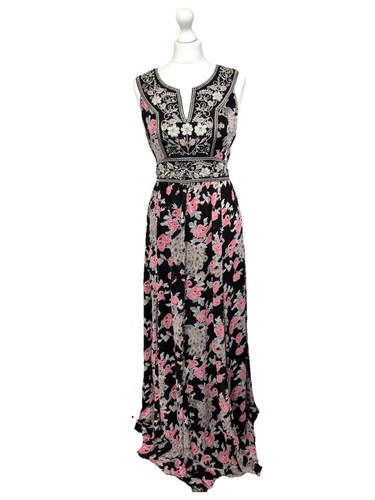 Monsoon black pink peacock - black,