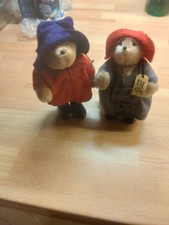 Small Jointed Paddington Bears By Eden X 2. Collectables