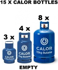 15 X Calor Gas Butane Bottles