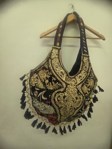 Black gold handmade - black, vintage
