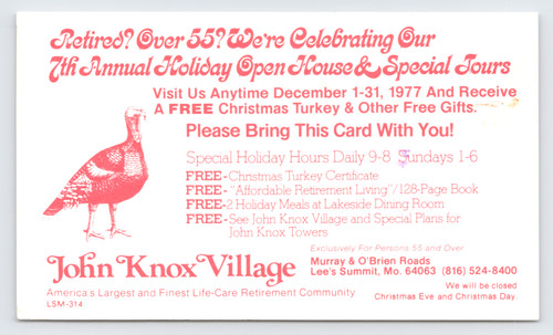 1977 john knox village - knox,