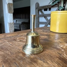Vintage Brass Small Bell Table